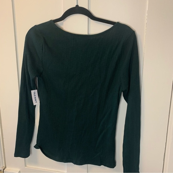 Nwt Green Cinched Front Top - Picture 4 of 4